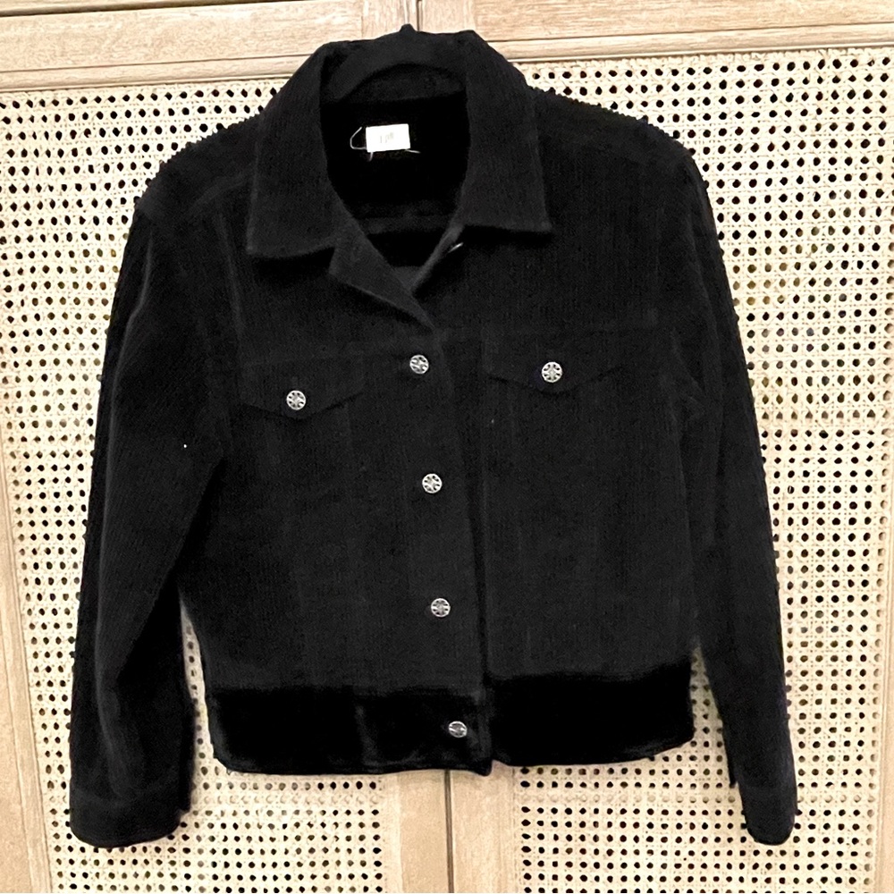 J.Jill Cord Jacket Black (read measurements)